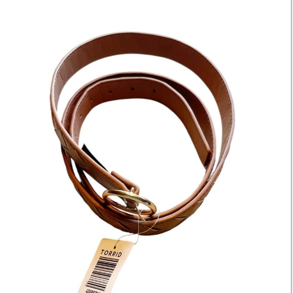 NWT Torrid Tan Belt with Gold Accents - Picture 1 of 3